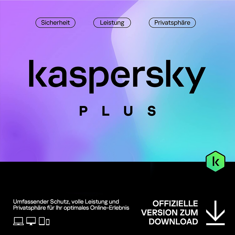Kaspersky Lab Plus, 3 User, 1 Jahr, ESD (multilingual) (Multi-Device)