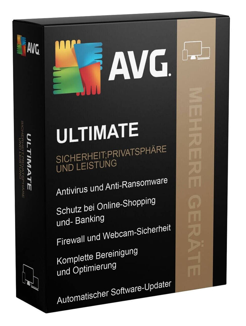 AVG Ultimate 10 Geräte 1 Jahr per Email