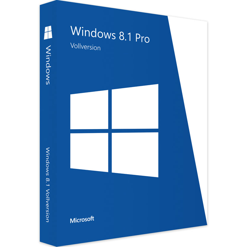 Microsoft Windows 8.1 Pro 32/64Bit,  ESD (deutsch) (PC)
