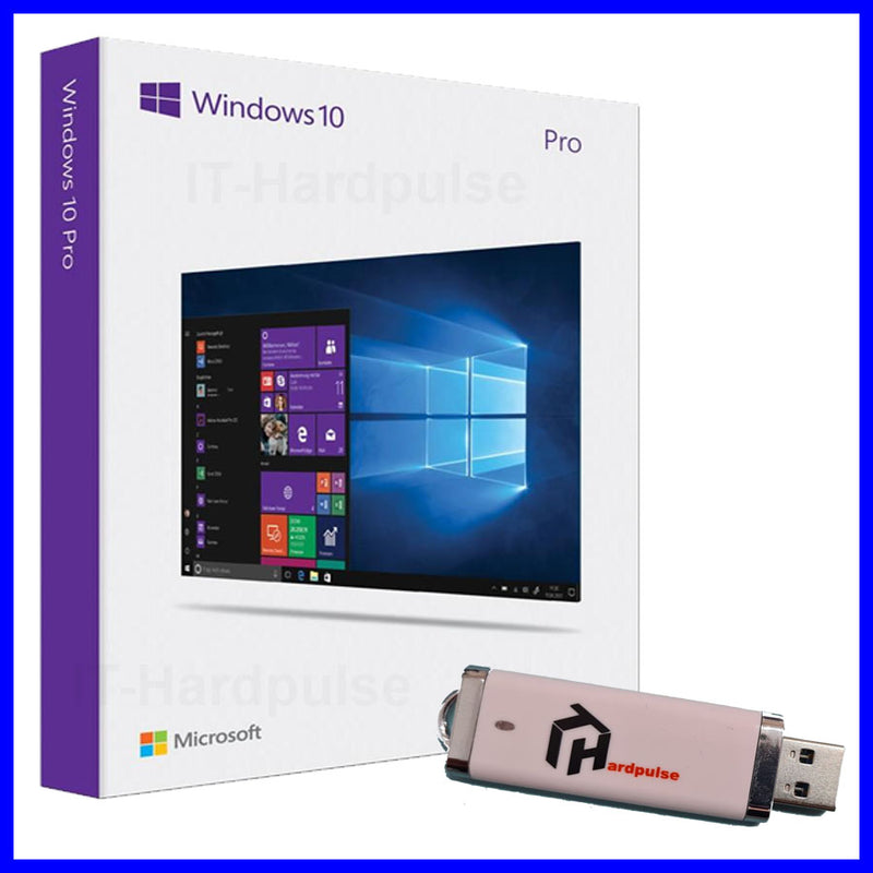 Microsoft Windows 10 Professional  32/64 Bit ESD + USB-Stick Boot