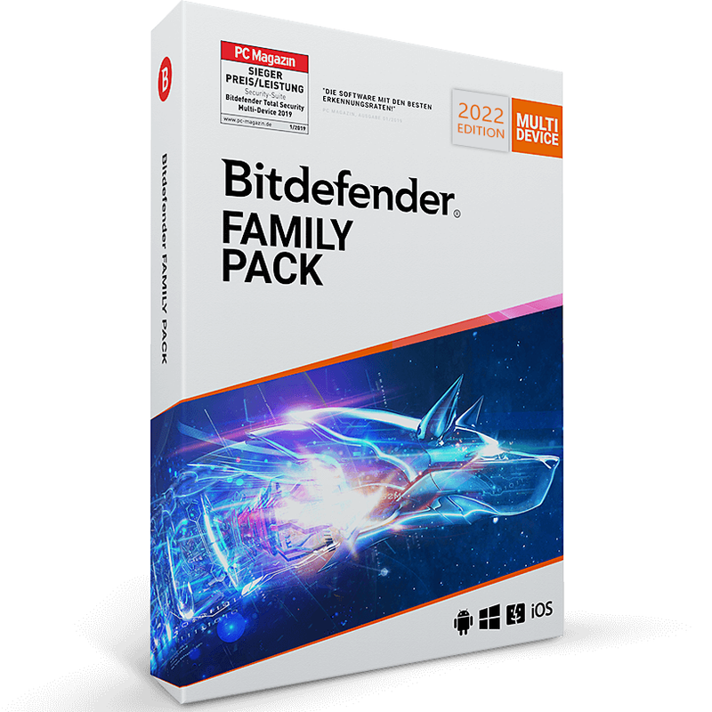 Bitdefender Family Pack (15 Geräte - 2 Jahre) ESD