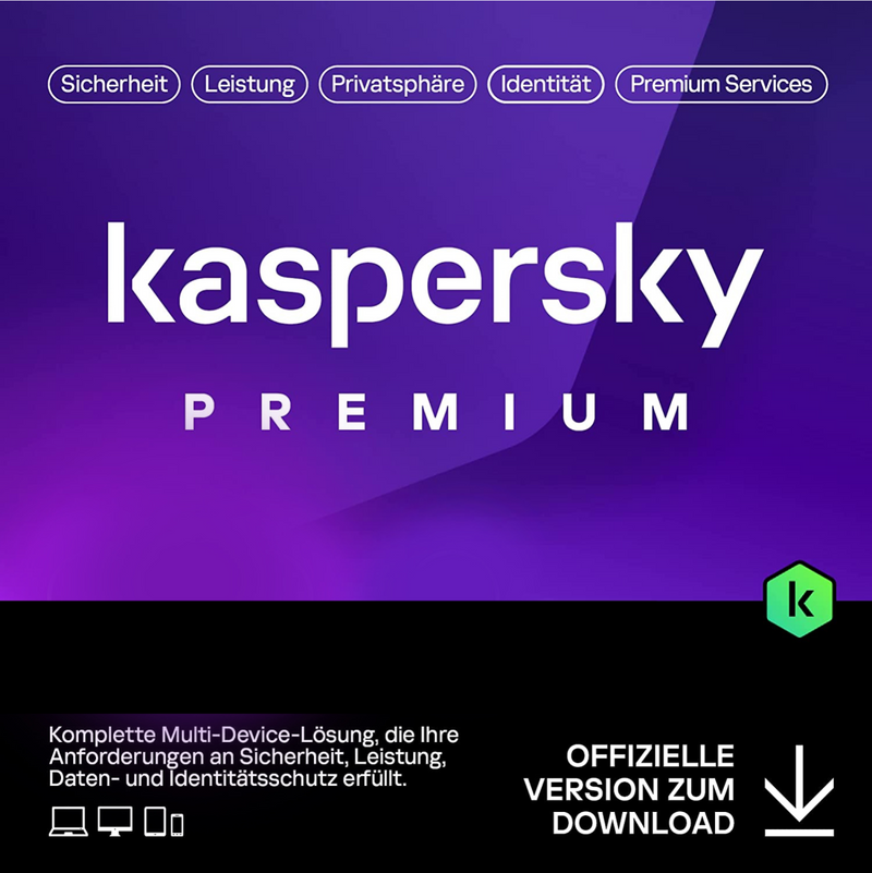 Kaspersky Lab Premium, 5 User, 1 Jahr, ESD (multilingual) (Multi-Device)