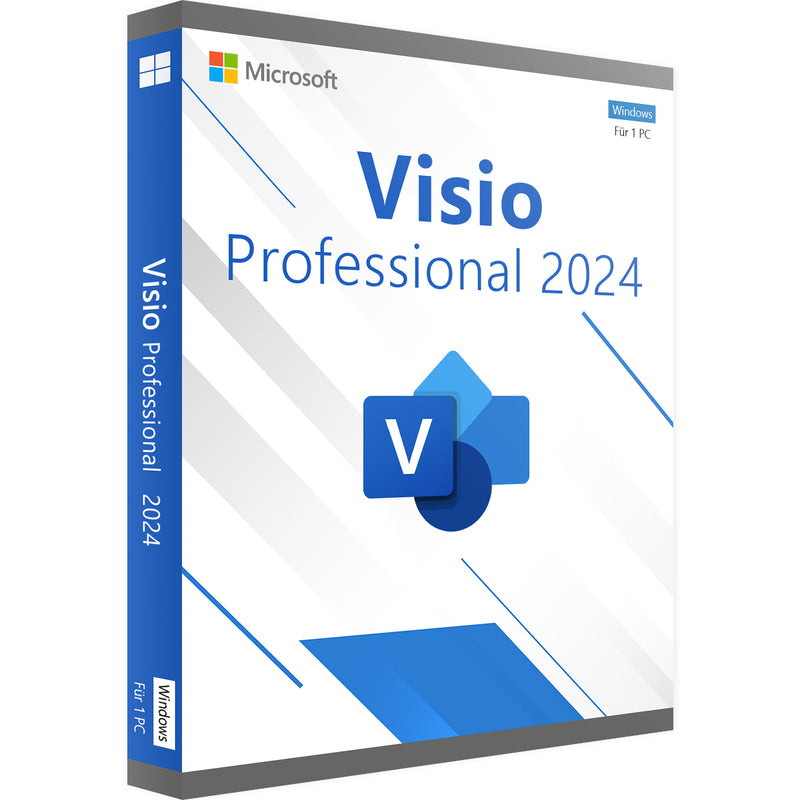 Microsoft Visio 2024 Professional Windows - sofort per E-mail