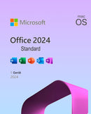 Microsoft Office 2024 Standard Für MAC/Apple - Versand per E-Mail