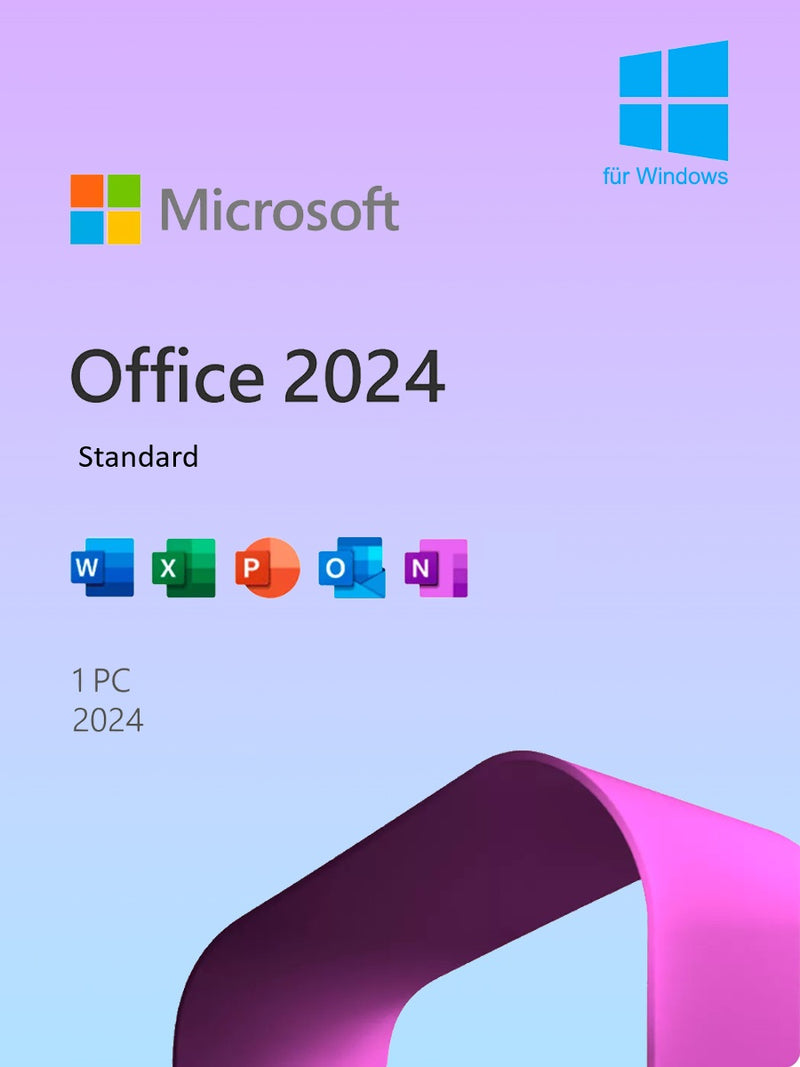 Microsoft Office 2024 Standard - Versand per E-Mail