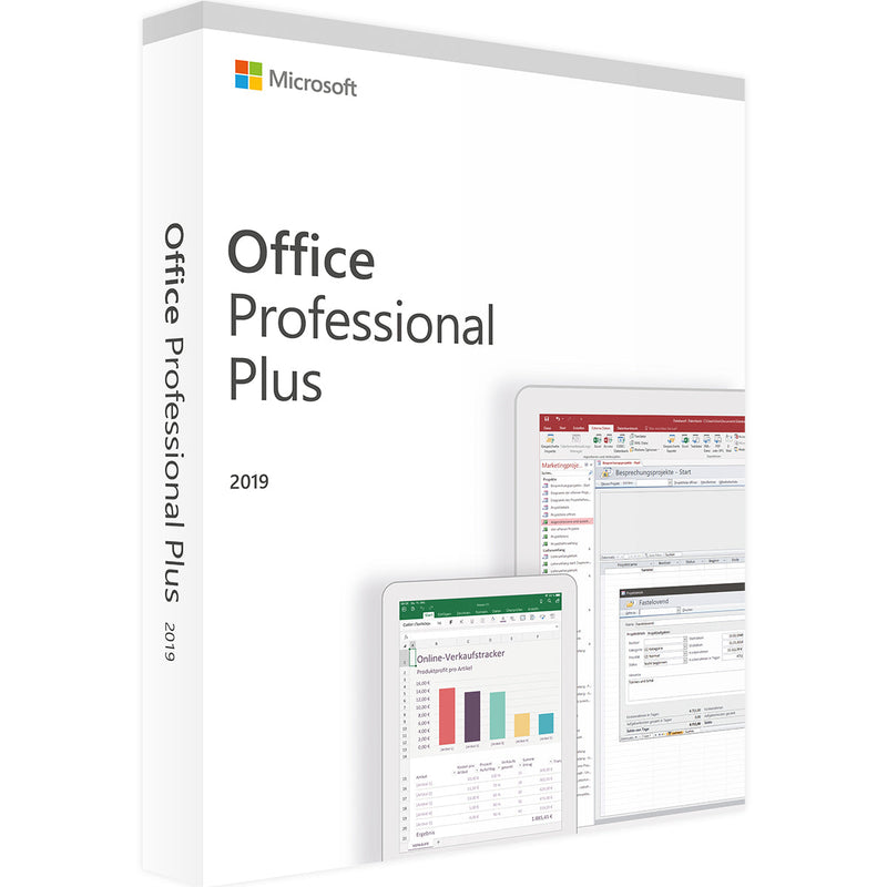 Microsoft Office 2019 Pro Professional Plus 32/64 Bit für Windows PC 24/7 Versand Google