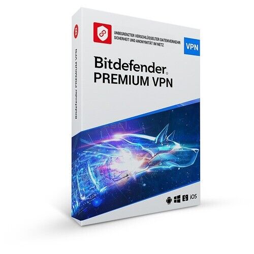 Bitdefender Premium VPN (10 Geräte - 1 Jahr) ESD