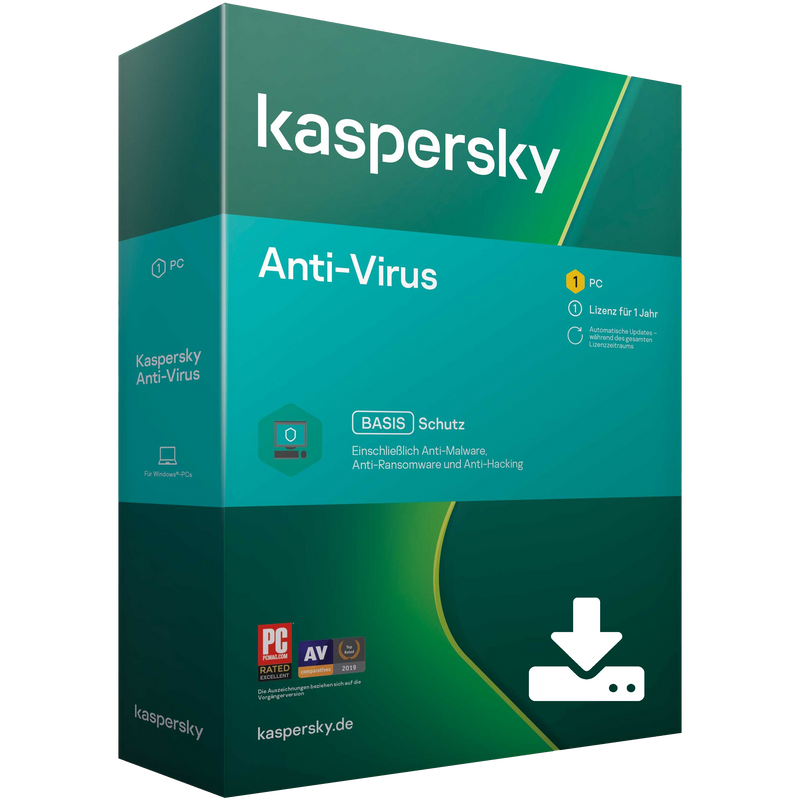 Kaspersky Antivirus 2022 (3 PC - 1 Jahr) ESD UPGRADE